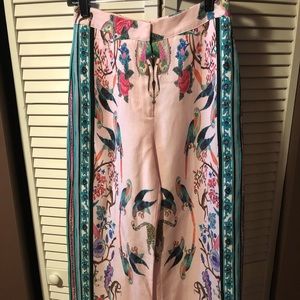 H&M wide leg printed pants